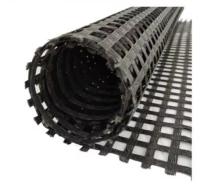 Reinforcing Glass Grid Asphalt Fiberglass Geogrid 120-120KN/M Preventing Road Surface Cracks