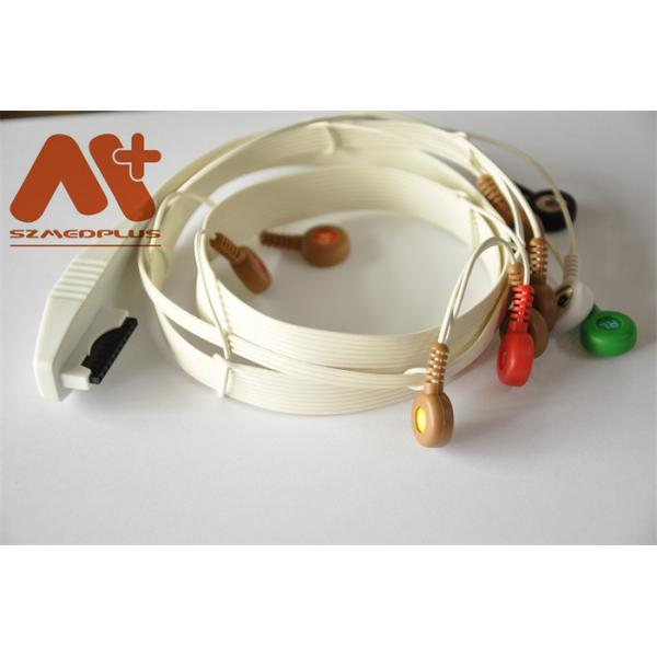 Ligação médica Holter Cable Mortara Ecg Cable AHA de TPU 10 - 9293-034-50