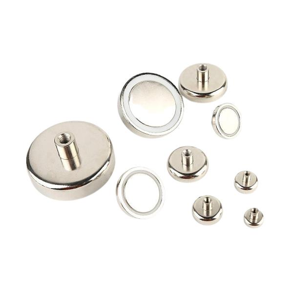 High Performance Neodymium Pot Magnet For Home Office Industrial Use