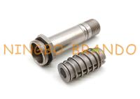 tronco de acero inoxidable de la armadura de la válvula electromagnética del NC de la manera de 10.0m m OD 2/2