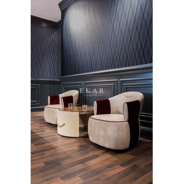 Modern Luxury Design Leather Living Room Leisure Arm Chair W005SF11