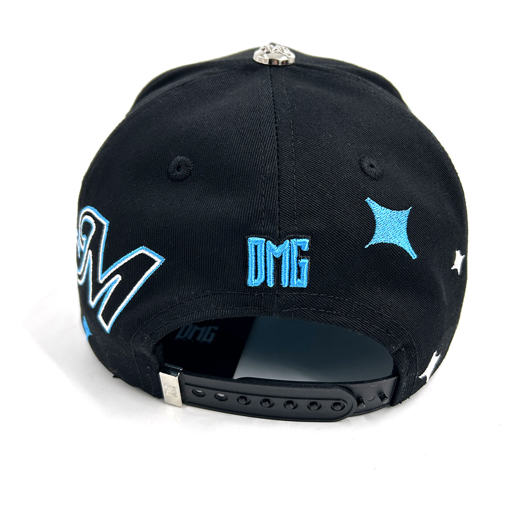 Custom Baseball Caps 3D Embroidery 5 Panel Suede Satin Lining Design Hat