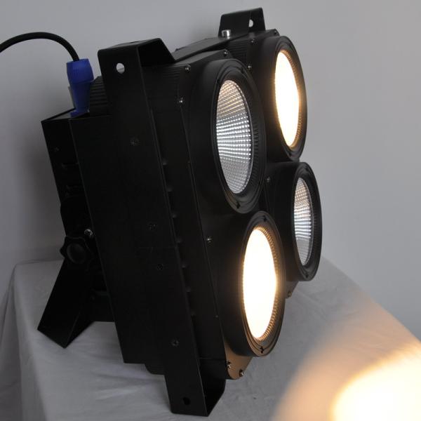 CE UL High quality Stage Lighting High quality Factory direct 4 Eyes 400W Warm White LED COB Audience Blinder Light