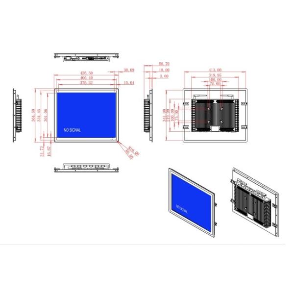19-Inch Precision Touch Display for Access Control Panels and Medical Diagnostics