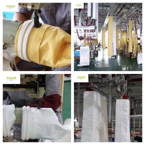 Изготовленный на заказ белый цедильный мешок удаления пыли PTFE плиссированный для сборника пыли