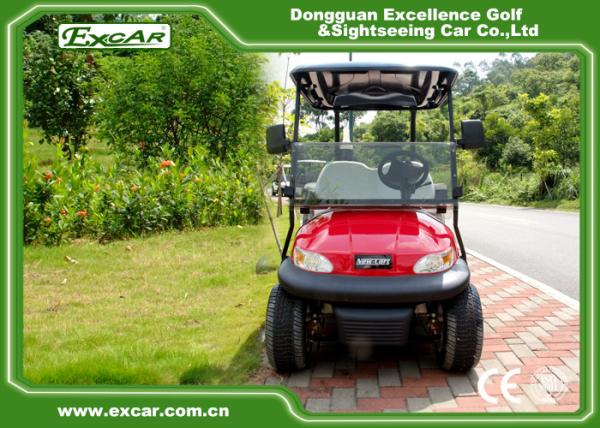 Voiture électrique métallique de golf de couleur rouge