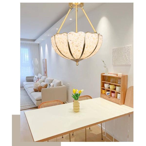 All Copper Crystal Chandelier Living Room Bedroom Study Hotel Room Homestand  Watermelon Light