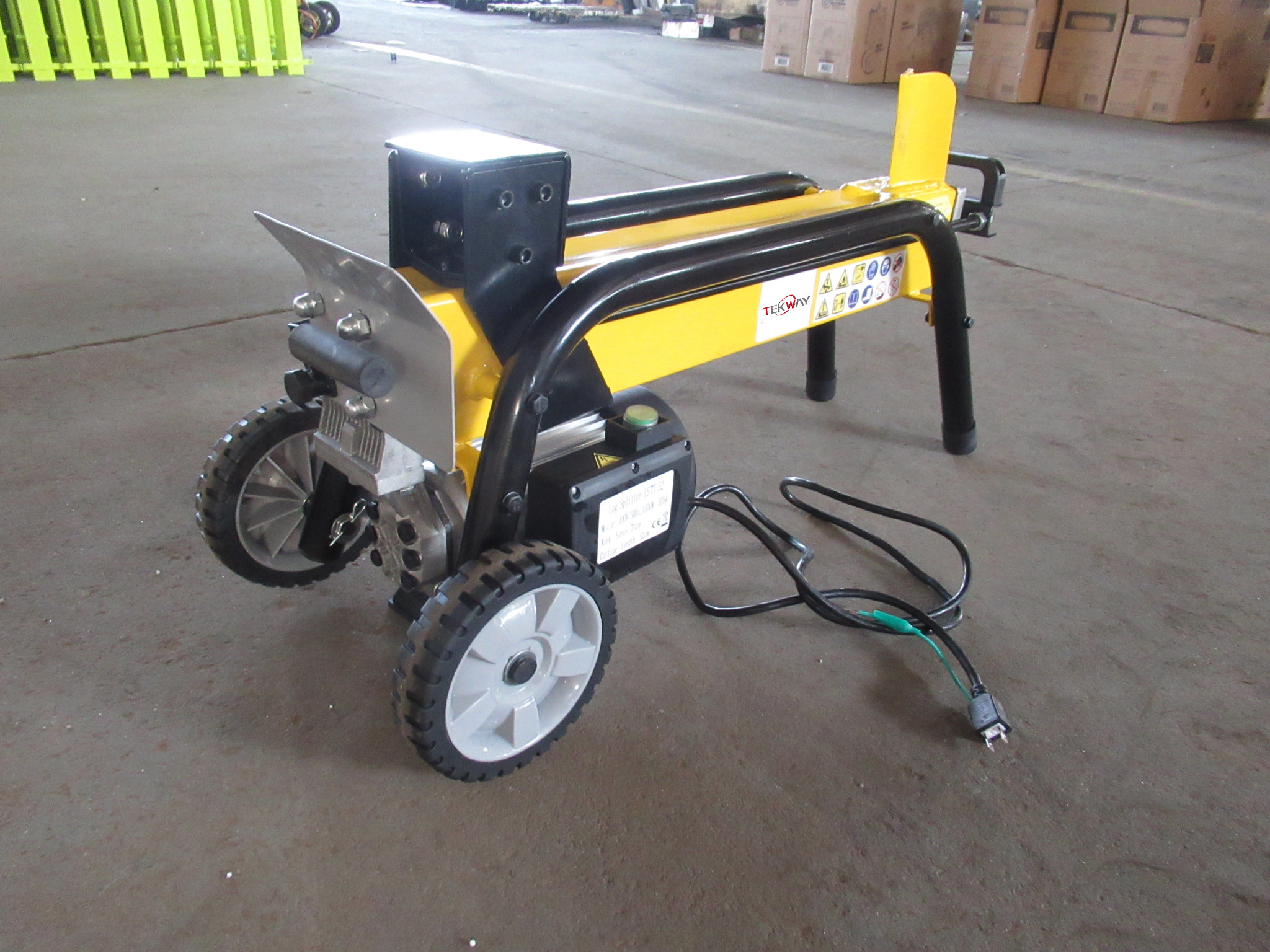 Машина 1500W 52cm Splitter швырка электрического Splitter журнала процессора деревянного гидравлическая