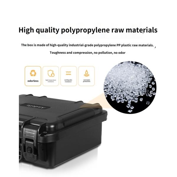 IP67 impermeable Hard Plastic Instrument Carry Tool Case Color personalizado aceptable personalizable para equipos eléctricos