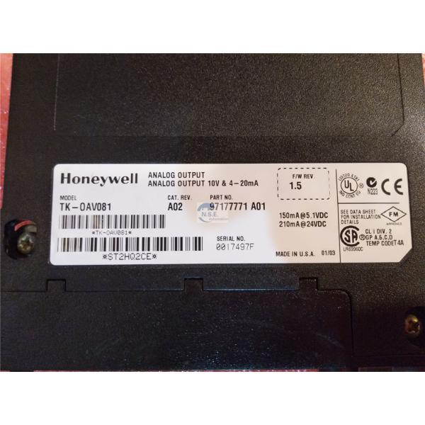 Модуль напряжения тока Хониуэлл ТК-ОАВ081 частей ПЛК Хониуэлл аналогового выхода запасной настоящий 8 пунктов