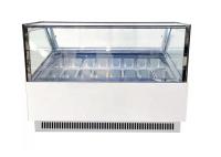 Couleur blanche glace pâtisserie glace écran congélateur 16 18 poêles