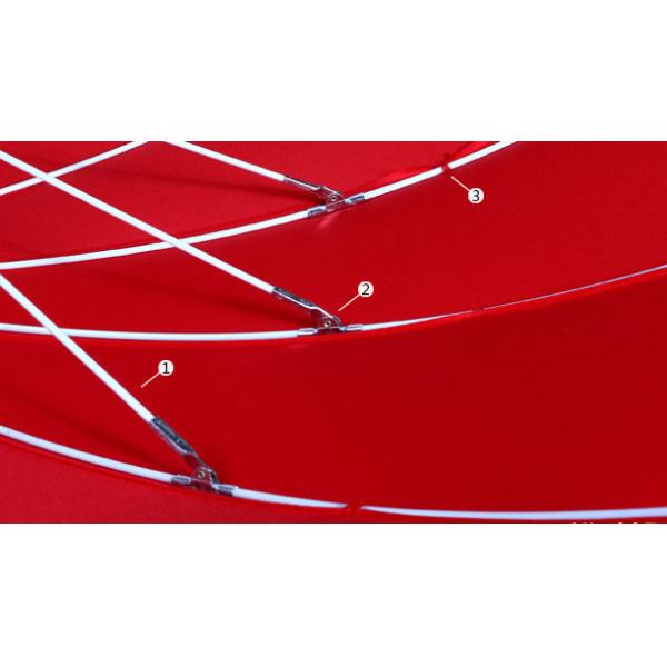 Adults Party Performance Umbrella with Customized Logo and Unique Design Heart Shaped