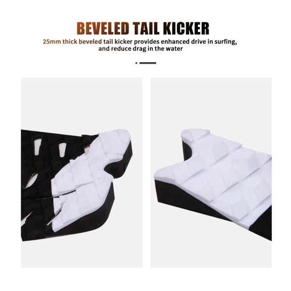 Self Adhesive Surf Deck Traction Pad Anti-Slip EVA Foam Pads for Surfboard Longboard
