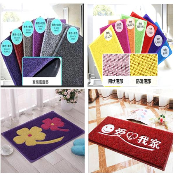 Red Blue Green Coir Entrance Matting / Personalised Coir Door Mats