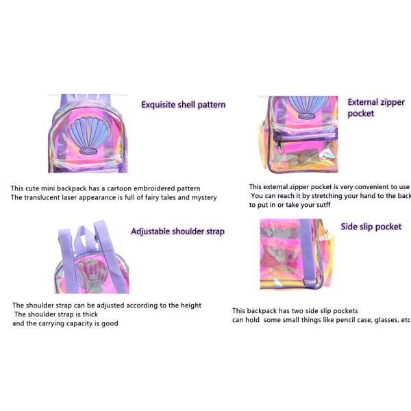 Backpack Student School Daypack Travel Caming Bag For Women Girls, Drawstring Bags, Multicolor rainbow