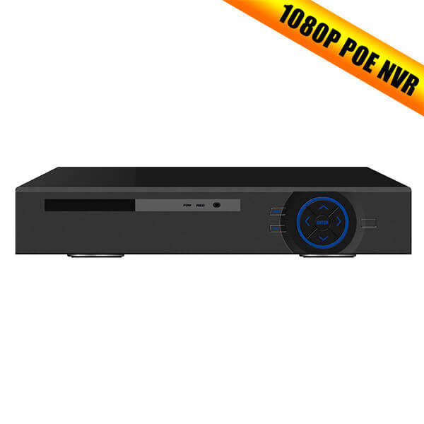 4CH 2MP cámaras de seguridad IP por cable PoE NVR Kit 1080P CCTV Sistema de cámaras de vigilancia