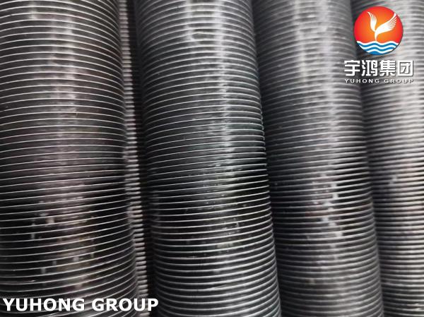 OEM Spiral Wound Finned Copper Tube Tubing 15mm ASME SA179