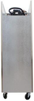 1/2 Door Stainless Steel Commercial Kitchen Refrigerator 500L Capacity Free Standing Installation 