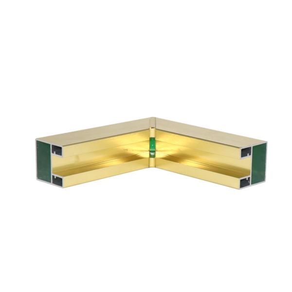 Indoor Multi-Color Aluminum Alloy Railing Light Luxury Style Stair Handrail Decoration