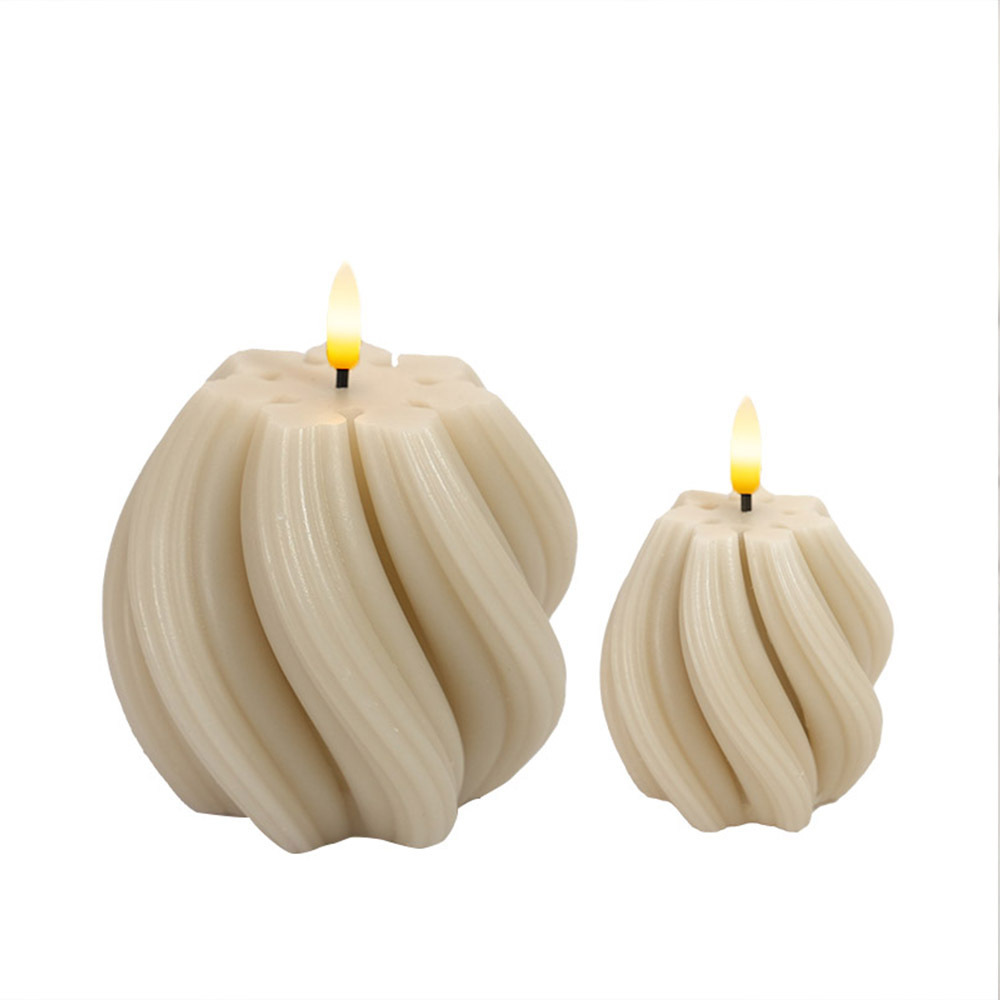 Remote Control LED Candle with Timer Function and Real Wax Coating for Aesthetic Home Decor