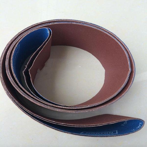 Cintures de ponçage de tissu émeraude de surface métallique Taille personnalisée