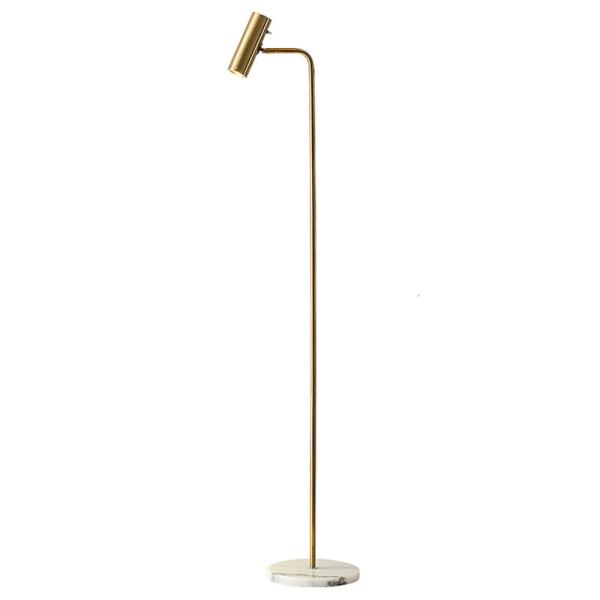Modern Minimalist Floor Lamp Gold/Black/White Foyer Bedroom Office Metal Lighting Fixture(WH-MFL-11)
