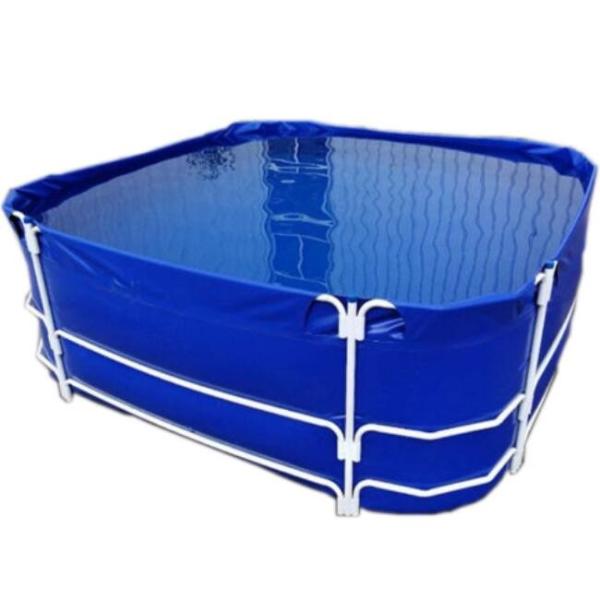 B2 B1 Огнеупорный Круглый рыбный пруд на открытом воздухе 2500L Устойчивость к щелочам Экологически чистый