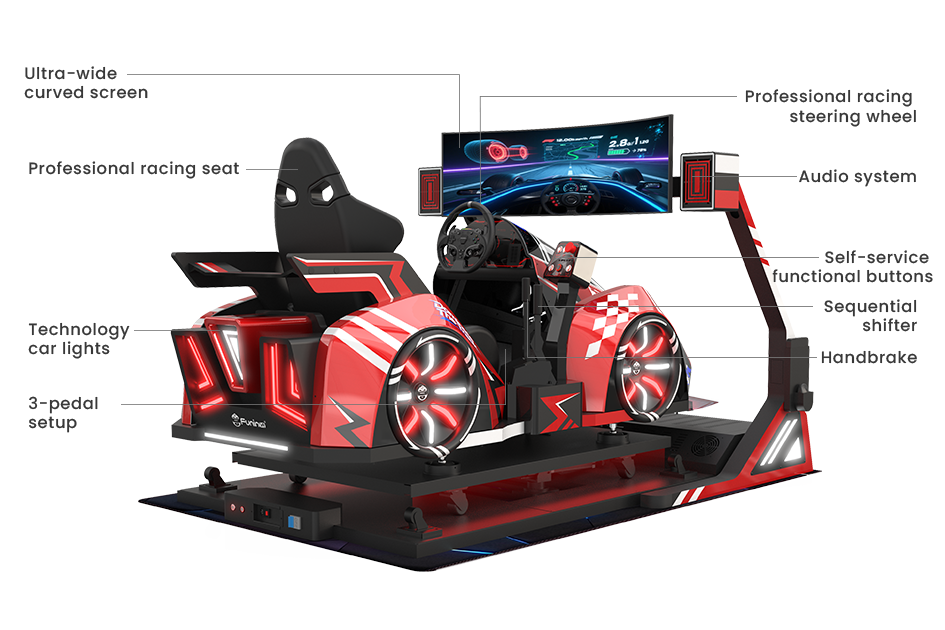 Racing Simulator Professional Racer Drift Dynamics Immersive Race Game Machine
