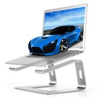 Soporte ajustable portátil de aluminio ergonómico los 26cm desmontables del ordenador portátil