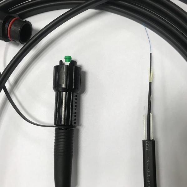FTTP 900um туго амортизировало Анти--УЛЬТРАФИОЛЕТОВОЕ крытого на открытом воздухе PE кабеля оптического волокна G657A2 черное