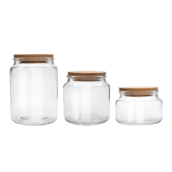 Frascos fundidos do armazenamento do vidro de Borosilicate 320ml da boca