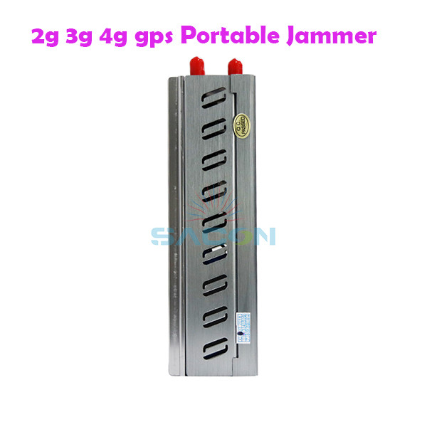 8000mAH Battery 15m Range Portable Cell Phone Signal Jammer with 8 Antennas for Enhanced Shielding