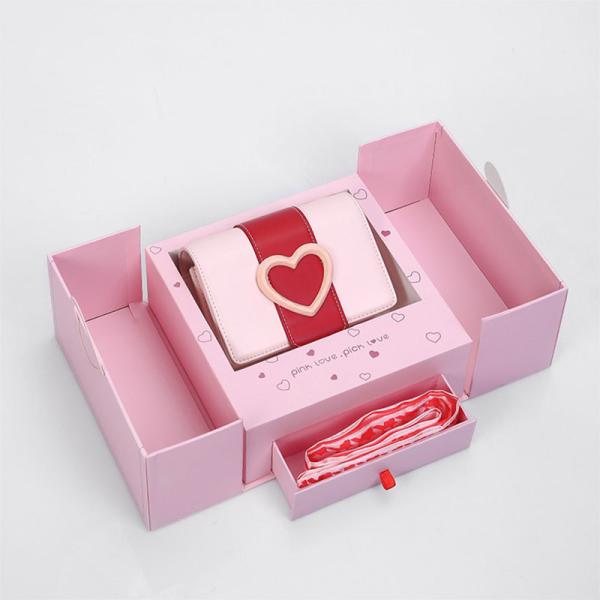 SGS ROHS подарочной коробки складного магнитного ожерелья и серьги картона 1000gsm