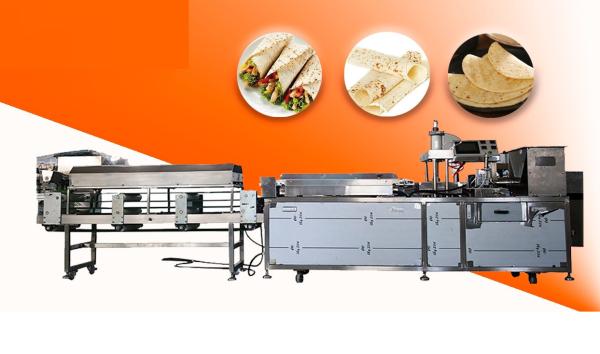 Double Heads 8inch Flour Tortilla Making Machine 1400 Pcs/Hour