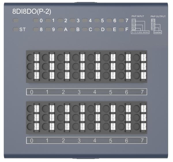 ODM Integrated I/O Plc Input Output Module 8DI8DO Communication Module For PLC