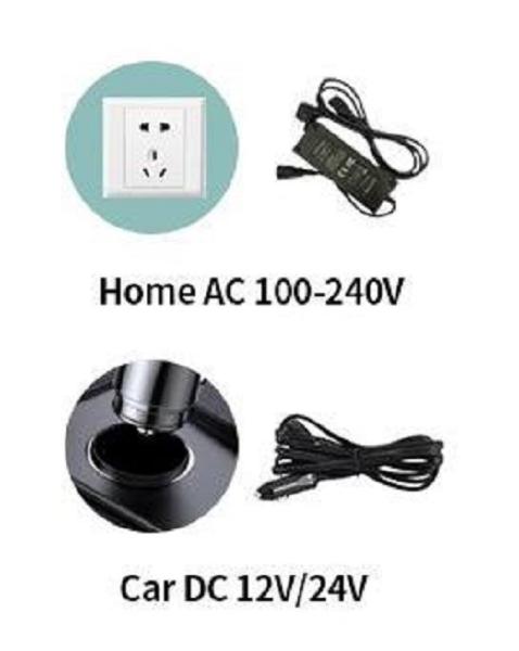 Refrigerador portátil de 12V/24V para acampamento de automóveis para aventuras ao ar livre e automóveis