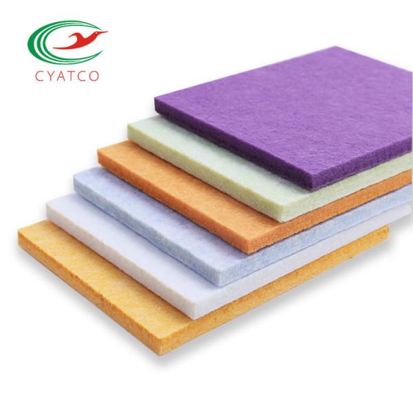 Durable Moistureproof Acoustic PET Panels , Fireproof Hanging Sound Absorbing Panels