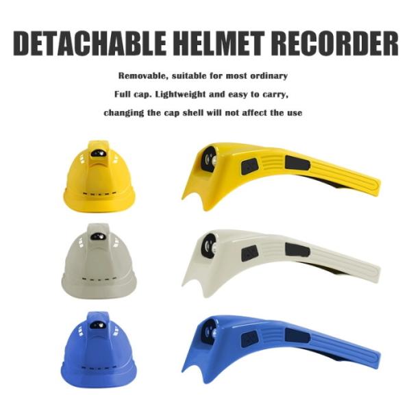 4G Live Steam Split Helmet с камерой, установленной на защитном шлеме для строительных горных работ