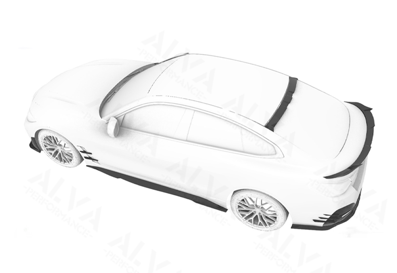 Excellent Fitment MiW Design Rear Bumper Diffuser Dry Carbon Fiber Aero Body Kits Lightweight Performance BMW I4