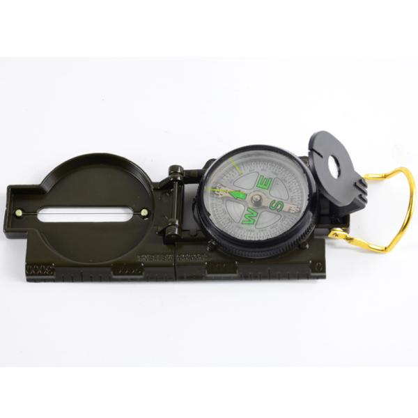 Outdoor Camping Survival Mini Folding Compass Multifunction Waterproof Metal Compass