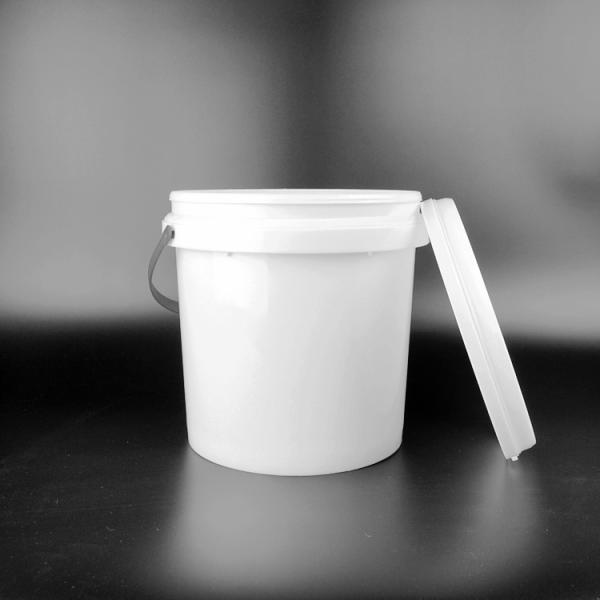 5L Round Plastic Bucket with Lid for Bulk Packaging