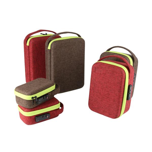 ODM 19cm Waterproof EVA Smell Proof Case With Lock , BBKE Collection Storage Box