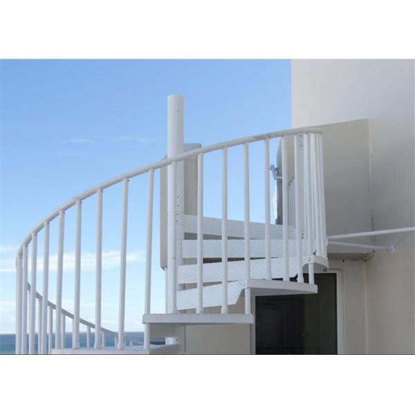 Customized Custom Spiral Staircase Cast Iron Stair Indoor / Outdoor
