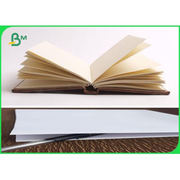 rollo blanco del papel de Woodfree del enlace del papel compensado de 120gsm 60gsm para el libro de tapa dura/el libro de texto