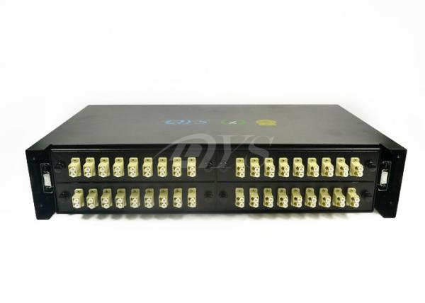 19 23 2U 72 montagem em rack do painel de remendo da fibra ótica do núcleo OTB 005 de aço inoxidável