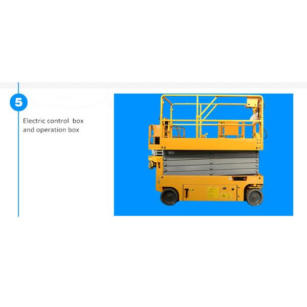 Самоходные воздушные работы Электрический ножничный подъемник