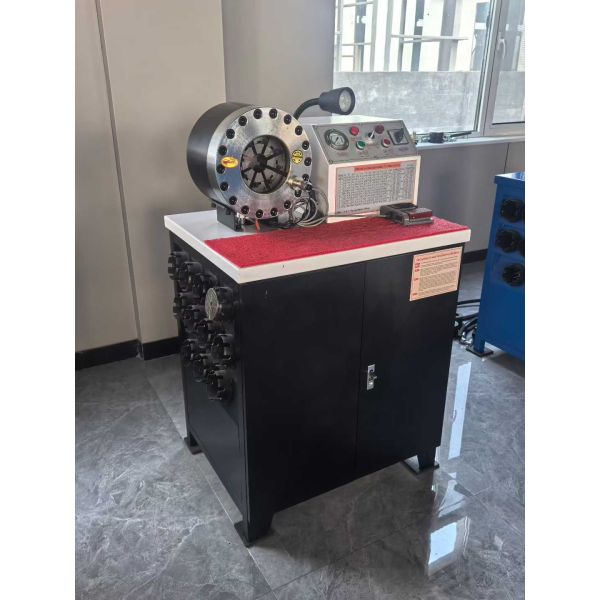 2 Inch 600T Crimping Force Rubber Hose Crimping Machine with 6-51mm Range and 10 Interchangeable Dies