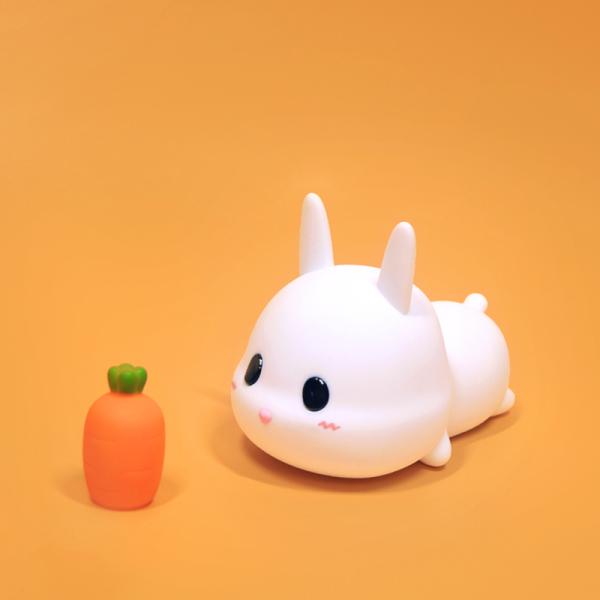 2023 Kids Gift Foldable Hanging Cute Baby Bunny Night Light para poupar espaço no quarto