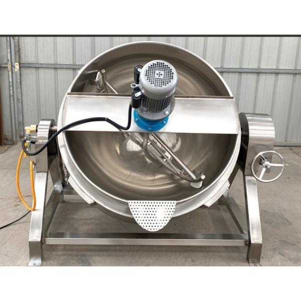 200L Commercial Fruit Jam Electric Cooking Pot with Customized Voltage and Agitator