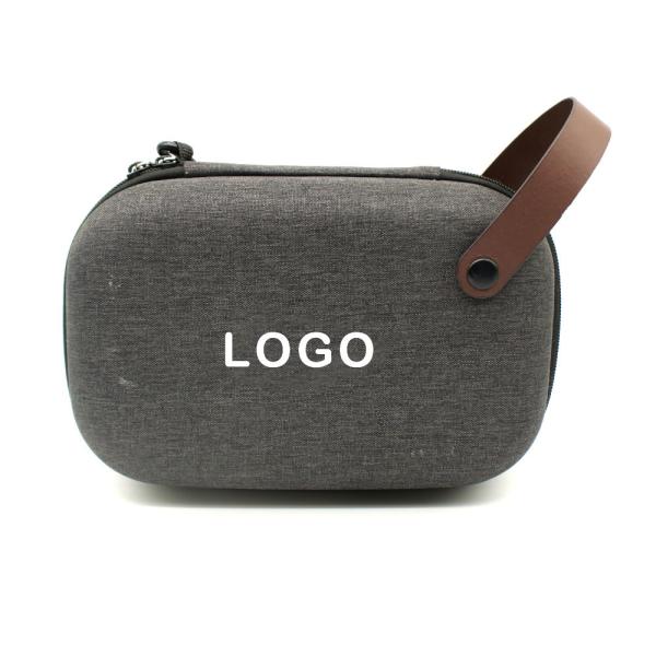 Dual zippers Electronics Travel Organizer Bag , EVA Travel Gadget Case